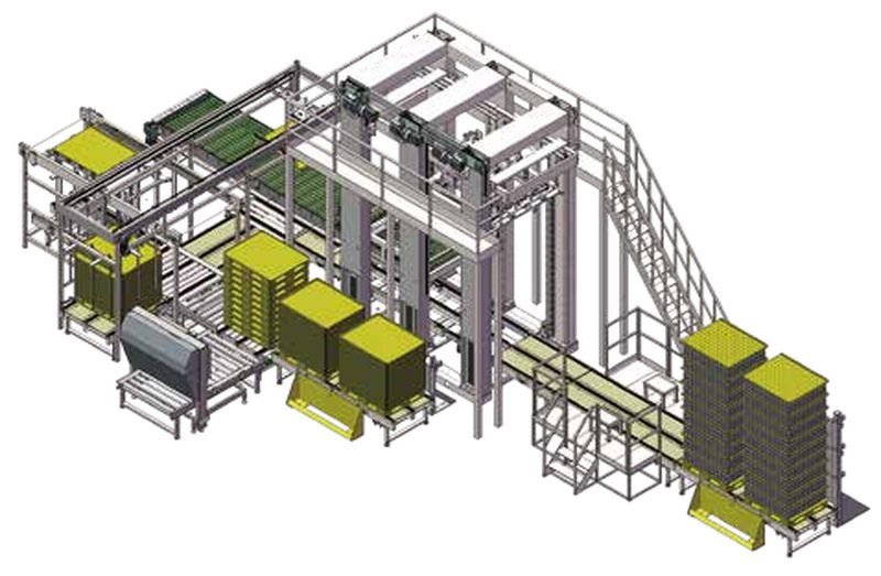 YS-XPD-36 Median Bottle Depalletizer
