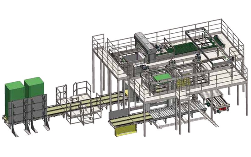 YS-XPG-50 High-Position Bottle Depalletizer