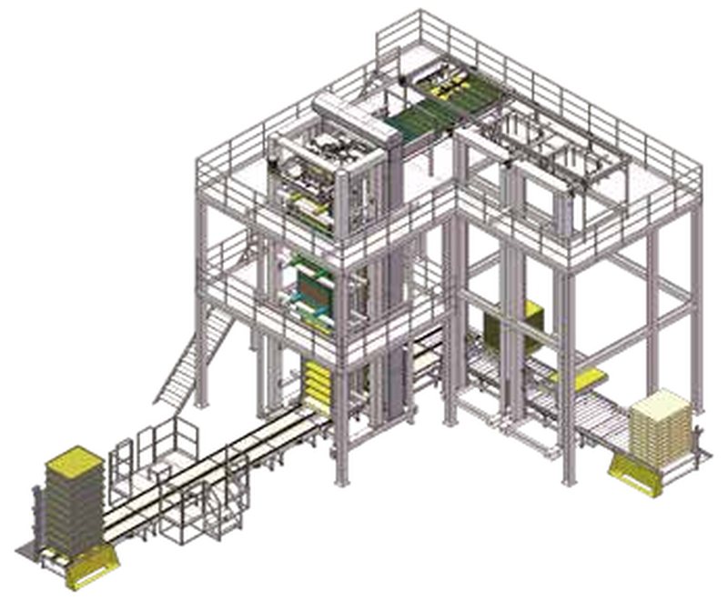 YS-XPGG-50 Super High-Position Bottle Depalletizer